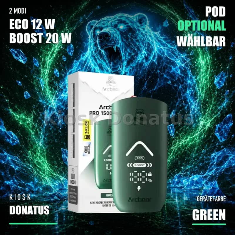 ArcBear Pro 15000 Akkuträger – Green