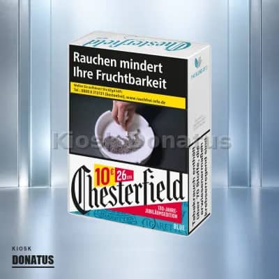 Chesterfield Blue Zigaretten – 26 Stück