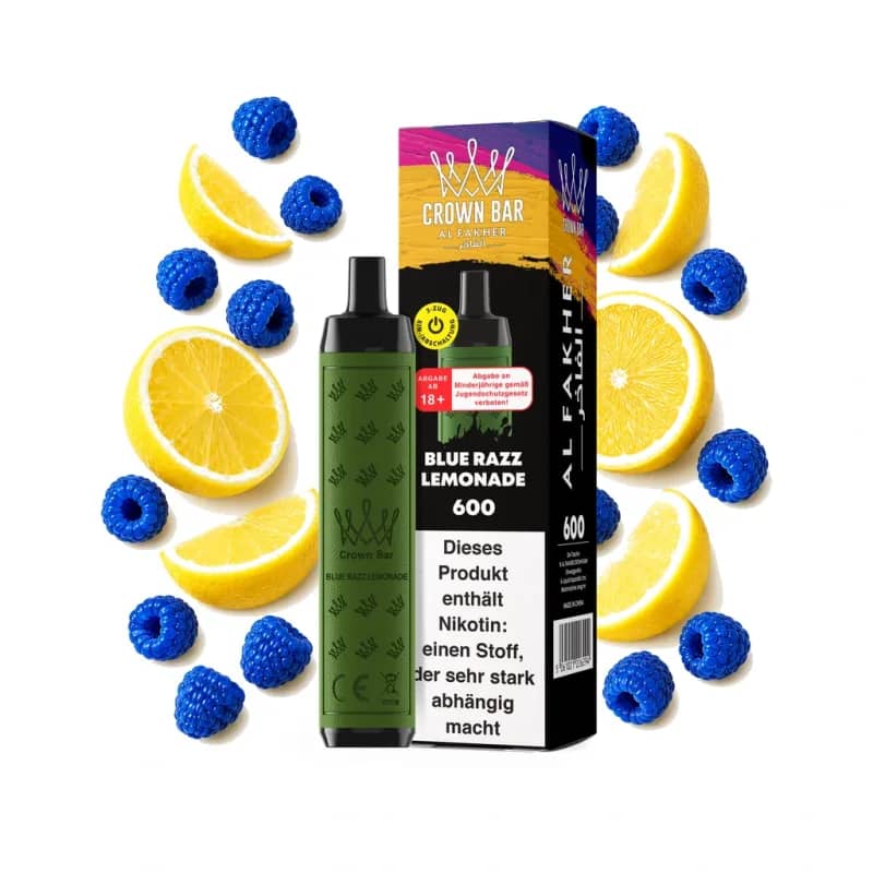Crown Bar Alfakher 600 - Blue Razz Lemonade