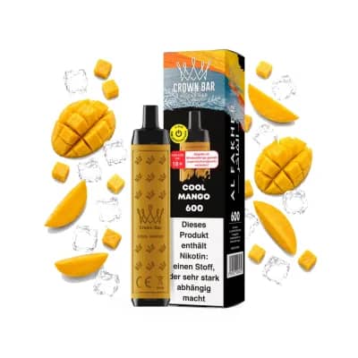 Crown Bar Alfakher 600 - Cool Mango