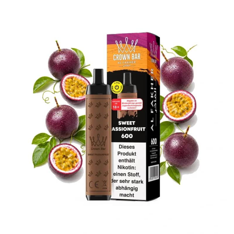 Crown Bar Alfakher 600 - Sweet Passionfruit