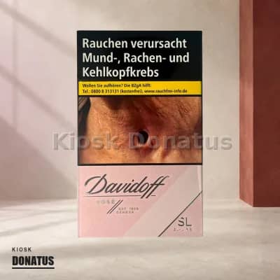 Davidoff Rosé Slim SL Line Zigaretten – 20 Stück