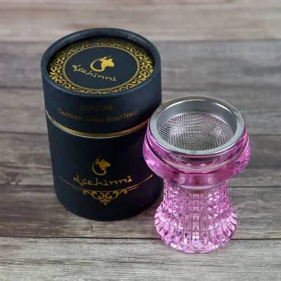 Dschinni Glaskopf Nero Pink