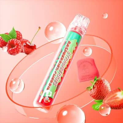 Dumai - 600 Züge - Strawberry Raspberry Cherry - Stick