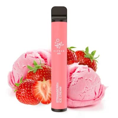Elfbar 600 Eshisha Strawberry Ice Cream