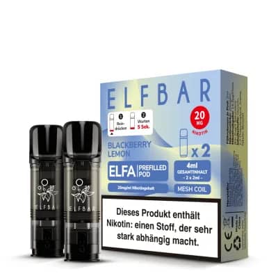 Elf Bar Elfa 2x 600 Blackberry Lemon