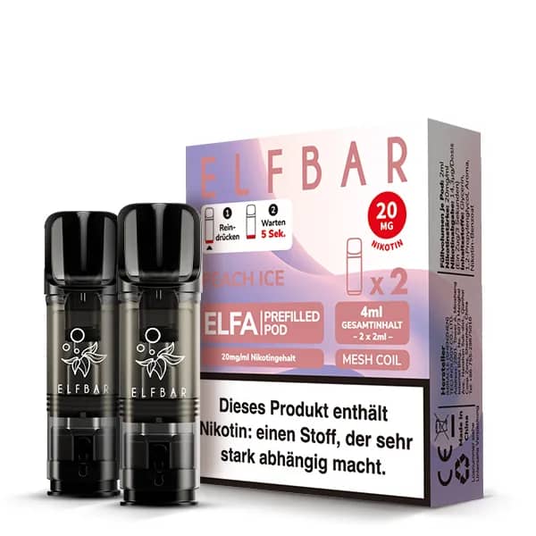 Elfbar Elfa Peach Ice 2x 600 Züge