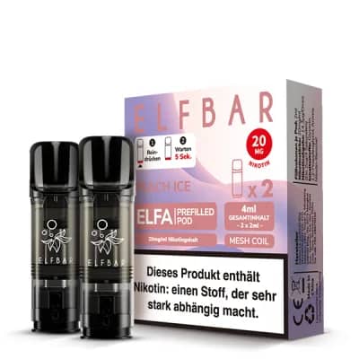 Elfbar Elfa Peach Ice 2x 600 Züge