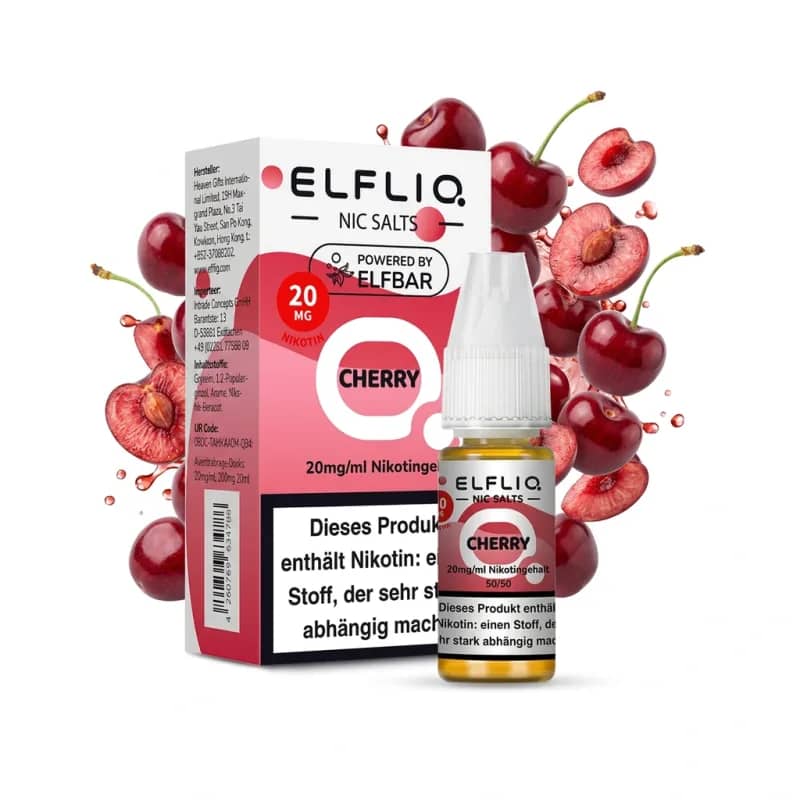 Elfbar ElfLiq Cherry 20mg Liquid – 10 ml