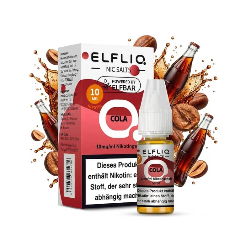 Elfbar ElfLiq Cola 10mg Liquid – 10 ml