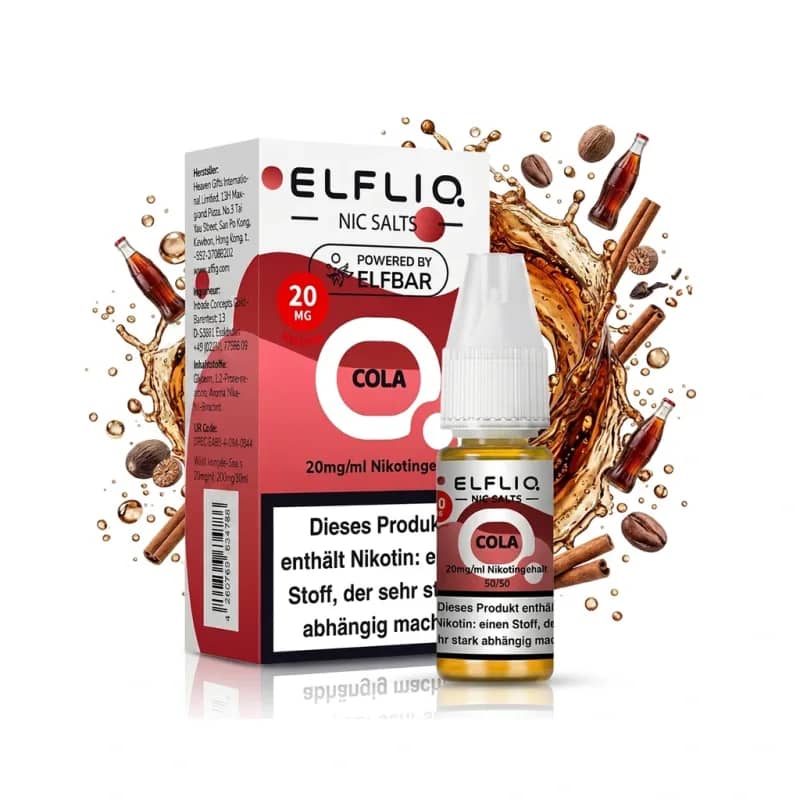 Elfbar ElfLiq Cola 20mg Liquid – 10 ml