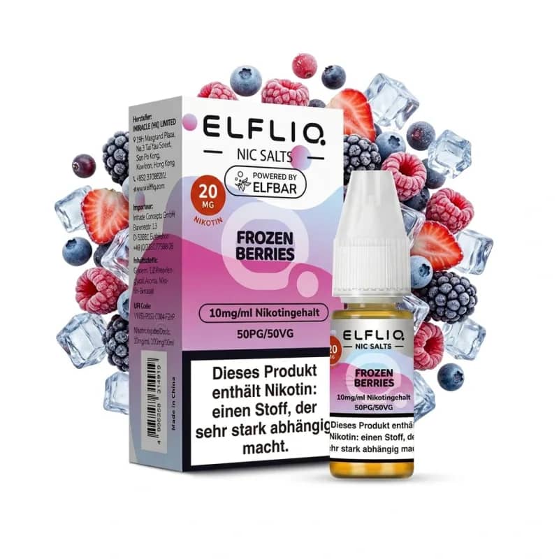 Elfbar ElfLiq Frozen Berries 20mg Liquid – 10 ml