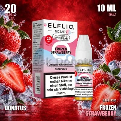 Elfbar ElfLiq Frozen Strawberry 20mg Liquid - 10 ml