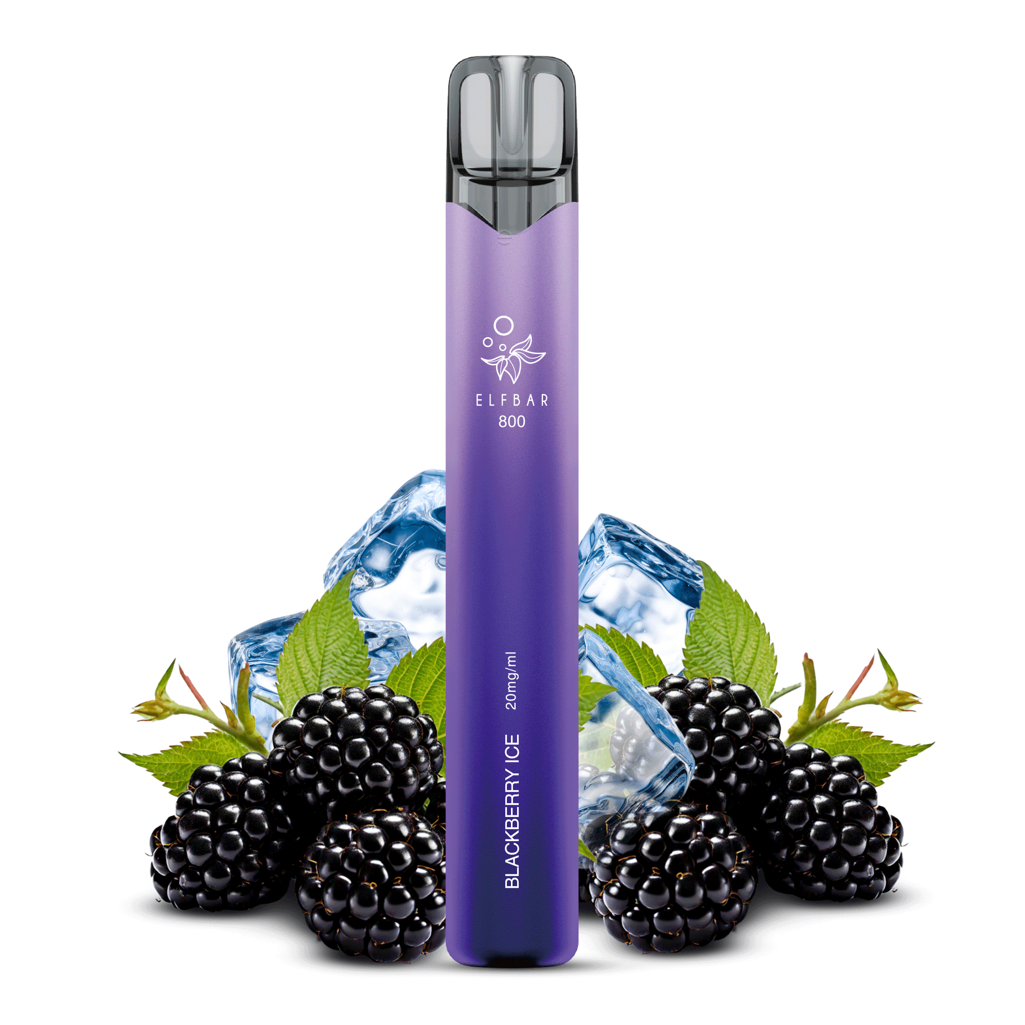 Elfbar 800 - Blackberry Ice - 20 mg/ml