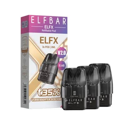ELFBAR ELFX V2.0 - Refillable Pod - 3er Pack