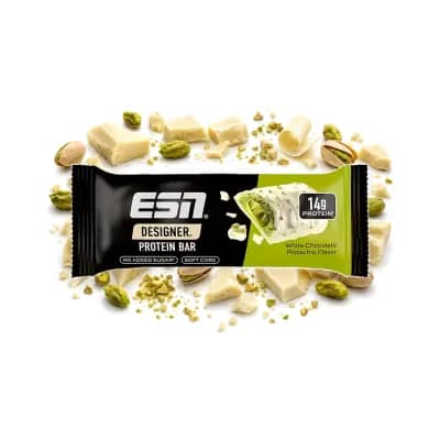 ESN Designer Bar 45 g White Chocolate Pistachio