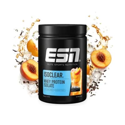 ESN Isoclear Whey Isolate 908 g Peach Iced Tea Less Sweet