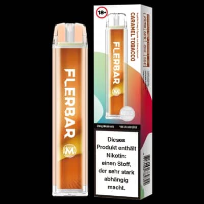 Flerbar 600 Caramel Tobacco 600 Züge