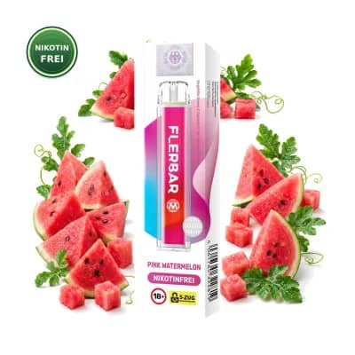 Flerbar M Nikotinfrei – Pink Watermelon – 0 mg Nikotin