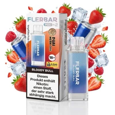 Flerbar Pod 2x 600 Züge Bloody Bull