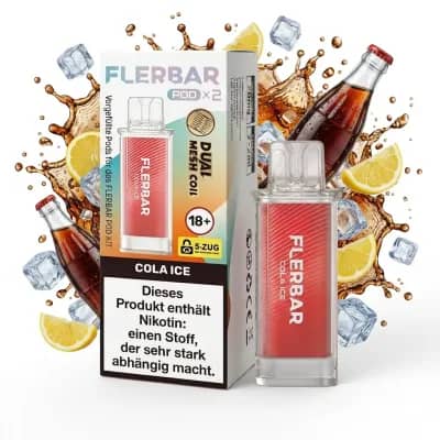 Flerbar Pod 2x 600 Züge Cola Ice