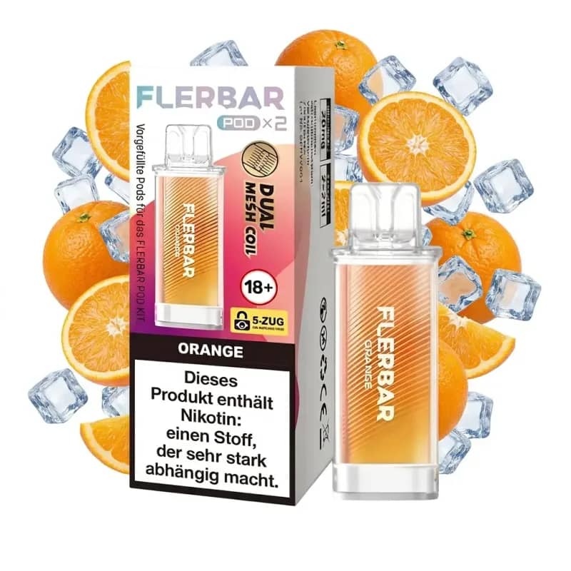 Flerbar Pod 2x 600 Züge Orange