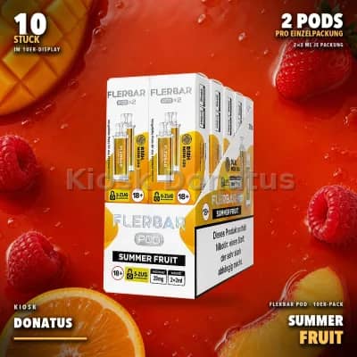 10er Pack - Flerbar Pods – Summer Fruit