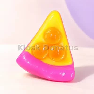 Food Squishy Pizza Gelb-Rosa