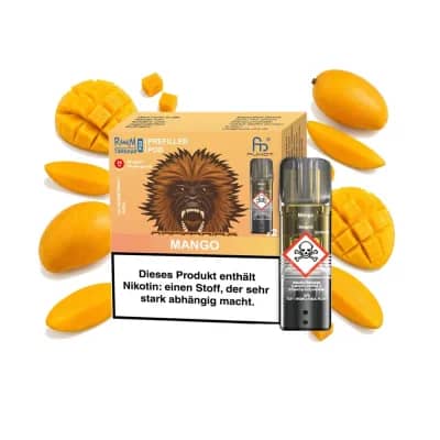 Fumot RandM Tornado Prefilled Pods 2x2 ml - Mango - 20 mg/ml