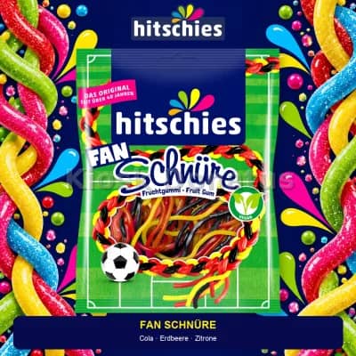 Hitschies FAN Schnüre 125 g