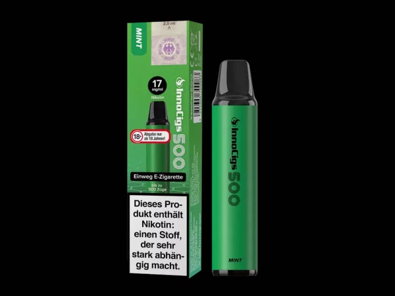 Innocigs 500 – Einweg E-Shisha 600 Züge - Mint