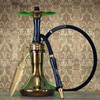Ocean Hookah Kaif S (Small) - Gold Onyx Gold