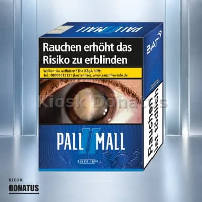 Pall Mall Blue King Box Zigaretten – 38 Stück