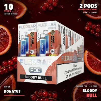 10er Pack - Flerbar Pods – Bloody Bull