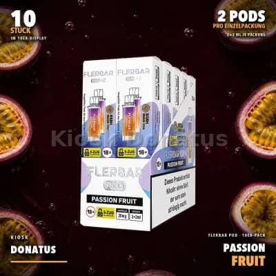 10er Pack - Flerbar Pods – Passions Fruit