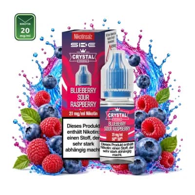 SKE Crystal Blueberry Sour Raspberry Nikotinsalz 20 mg/ml