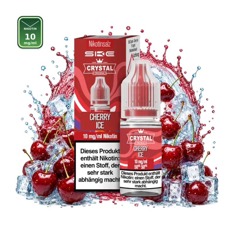 SKE Crystal Cherry Ice Nikotinsalz 10 mg/ml