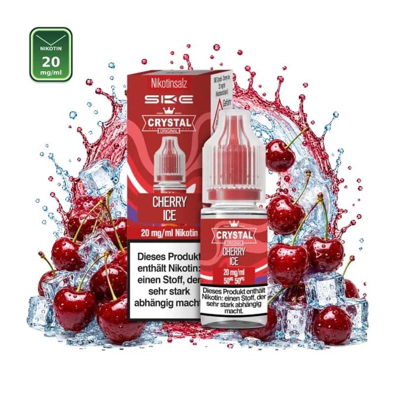 SKE Crystal Cherry Ice Nikotinsalz 20 mg/ml