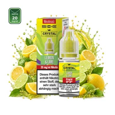 SKE Crystal Lemon & Lime Nikotinsalz 20 mg/ml