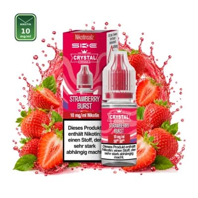 SKE Crystal Strawberry Burst Nikotinsalz 10 mg/ml