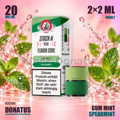 Starbuzz Stack-N Play Flavor Core Duo Pods Gum Mint + Spearmint 20mg, 2x2ml