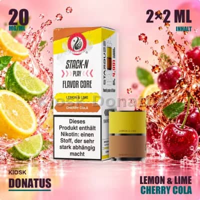 Starbuzz Stack-N Play Flavor Core Duo Pods Lemon & Lime + Cherry Cola 20mg, 2x2ml