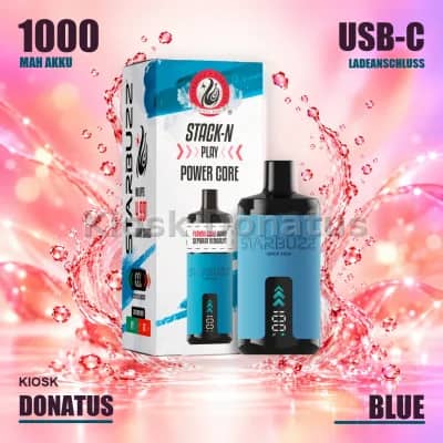 Starbuzz Stack-N Play Power Core Blau, 1000mAh