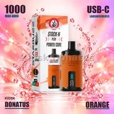 Starbuzz Stack-N Play Power Core Orange, 1000mAh