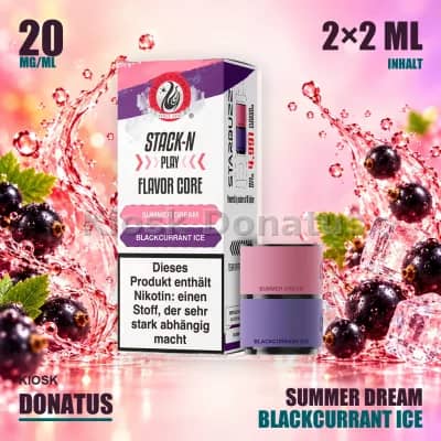 Starbuzz Stack-N Play Flavor Core Duo Pods Summer Dream + Blackcurrant Ice 20mg, 2x2ml