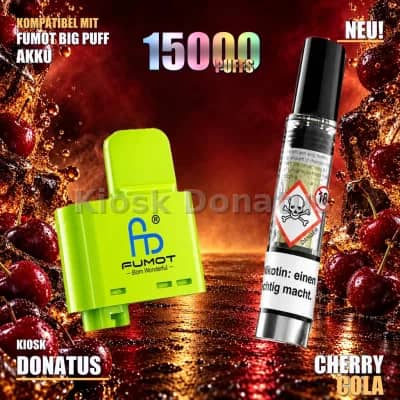 FUMOT RandM Tornado Big Puff Pod Cherry Cola 10 ml 20 mg/ml