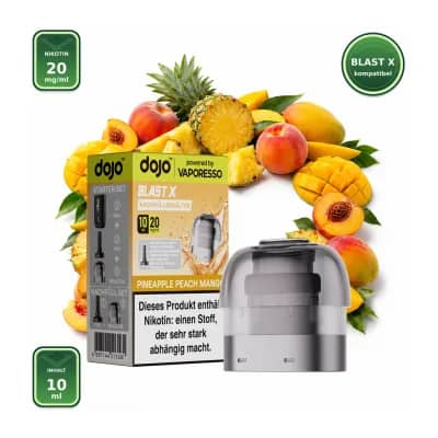 Vaporesso DOJO Blast X Pineapple Peach Mango 20 mg – 10 ml