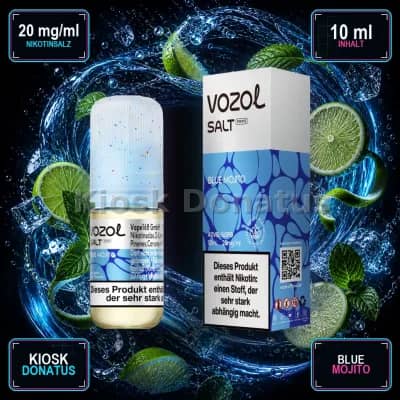 VOZOL Salt Prime Blue Mojito 20mg Liquid – 10 ml
