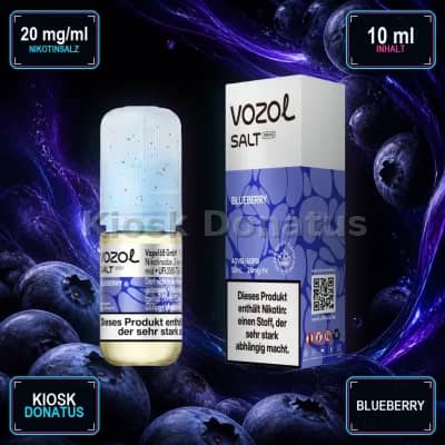 VOZOL Salt Prime Blueberry 20mg Liquid – 10 ml