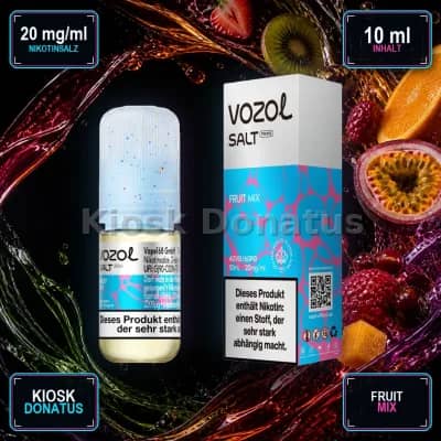 VOZOL Salt Prime Fruit Mix 20mg Liquid – 10 ml